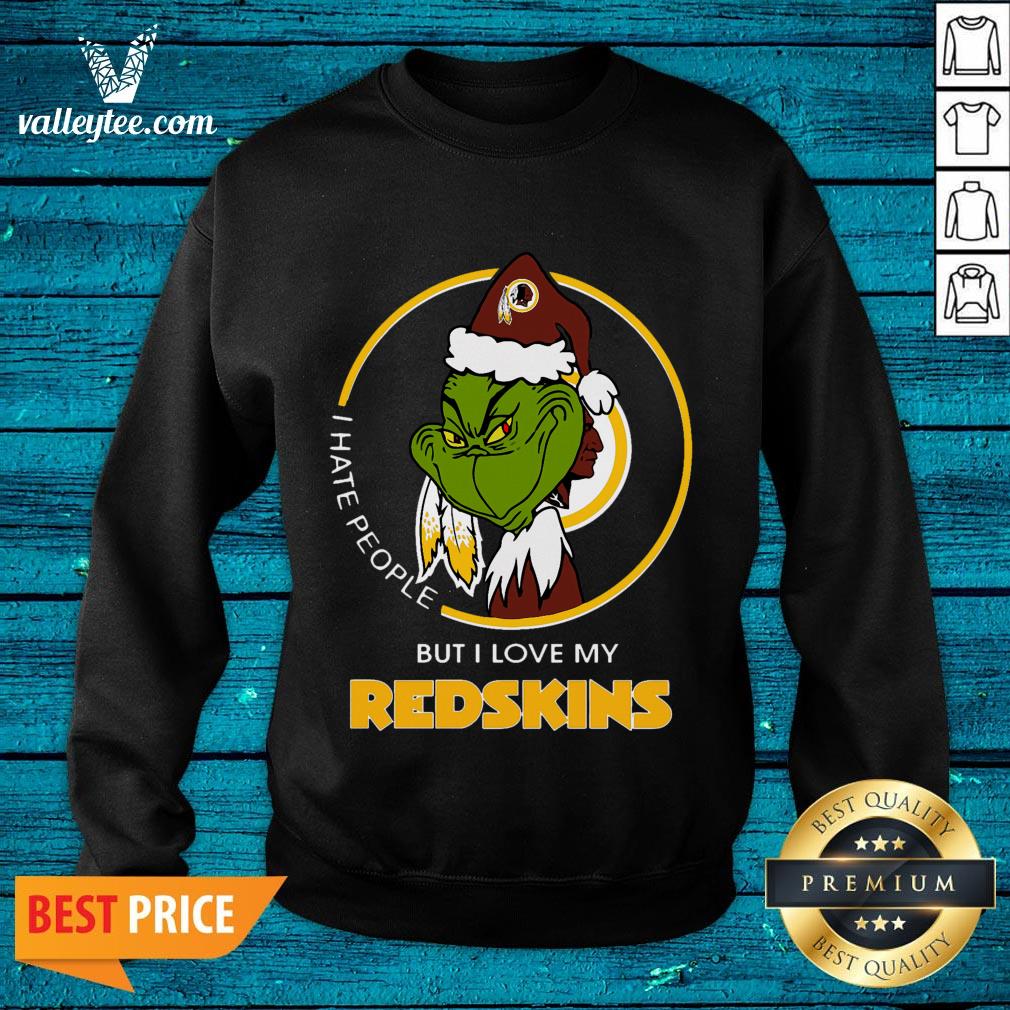 Premium I Hate People But I Love My Redskins Shirt