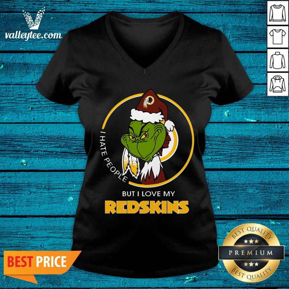 Premium I Hate People But I Love My Redskins Shirt