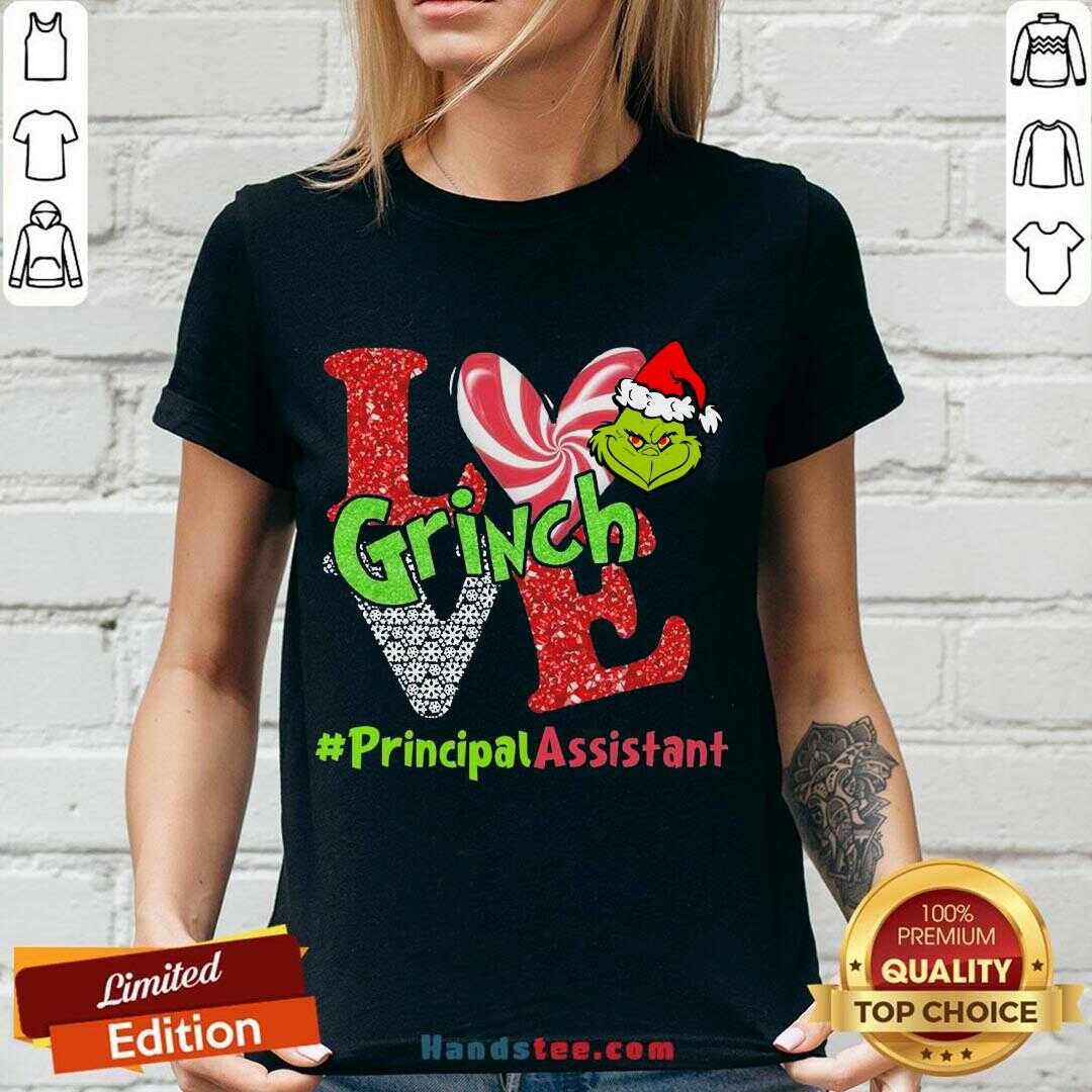 Premium Love Grinch #Principal Assistant Christmas Shirt