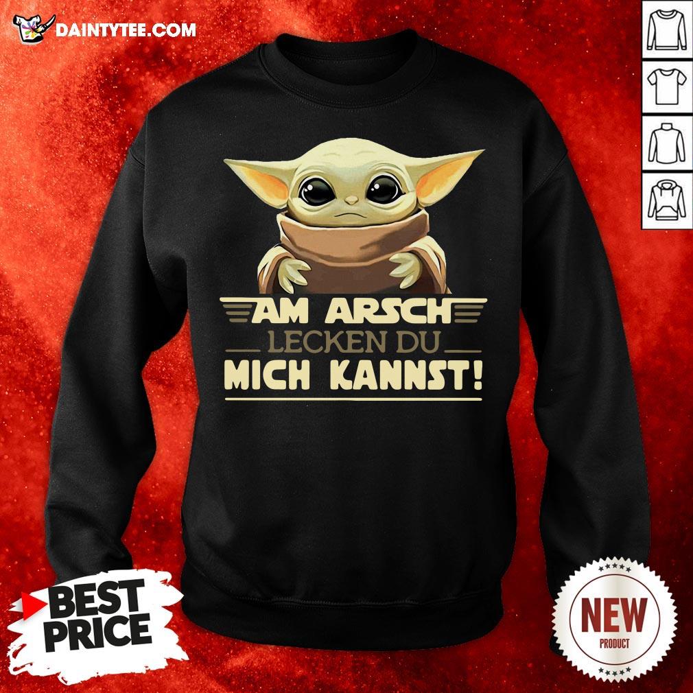 Premium Nice Baby Yodda Am Arsch Lecken Du Mich Kannst T-Shirt