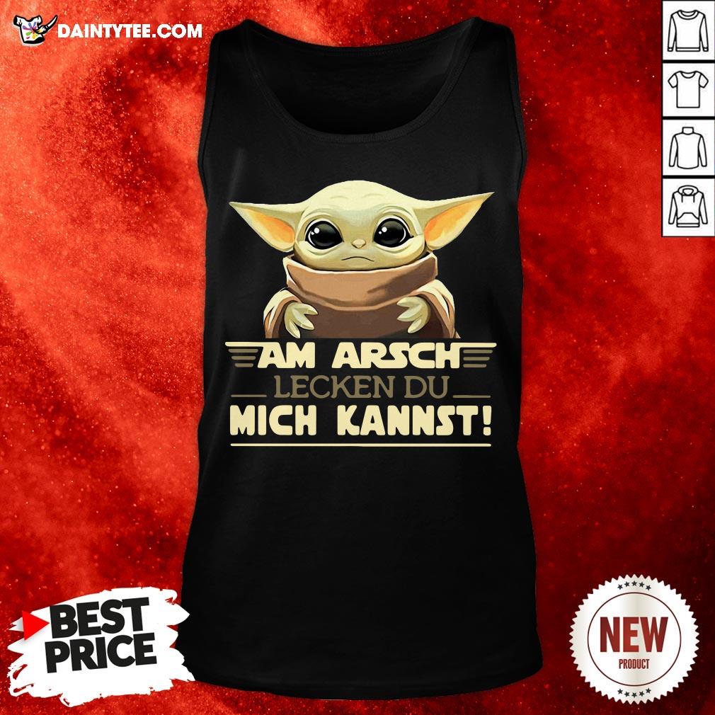 Premium Nice Baby Yodda Am Arsch Lecken Du Mich Kannst T-Shirt