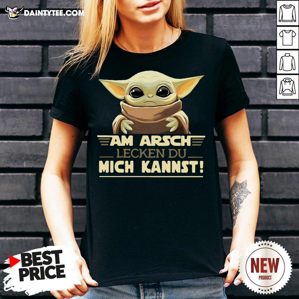 Premium Nice Baby Yodda Am Arsch Lecken Du Mich Kannst T-Shirt