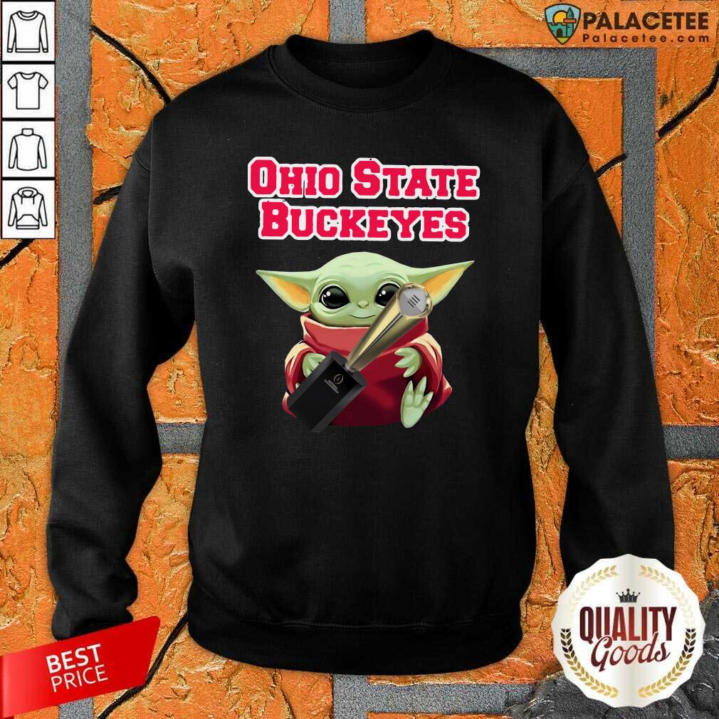 Pretty Baby Yoda Ohio State Buckeyes Shirt