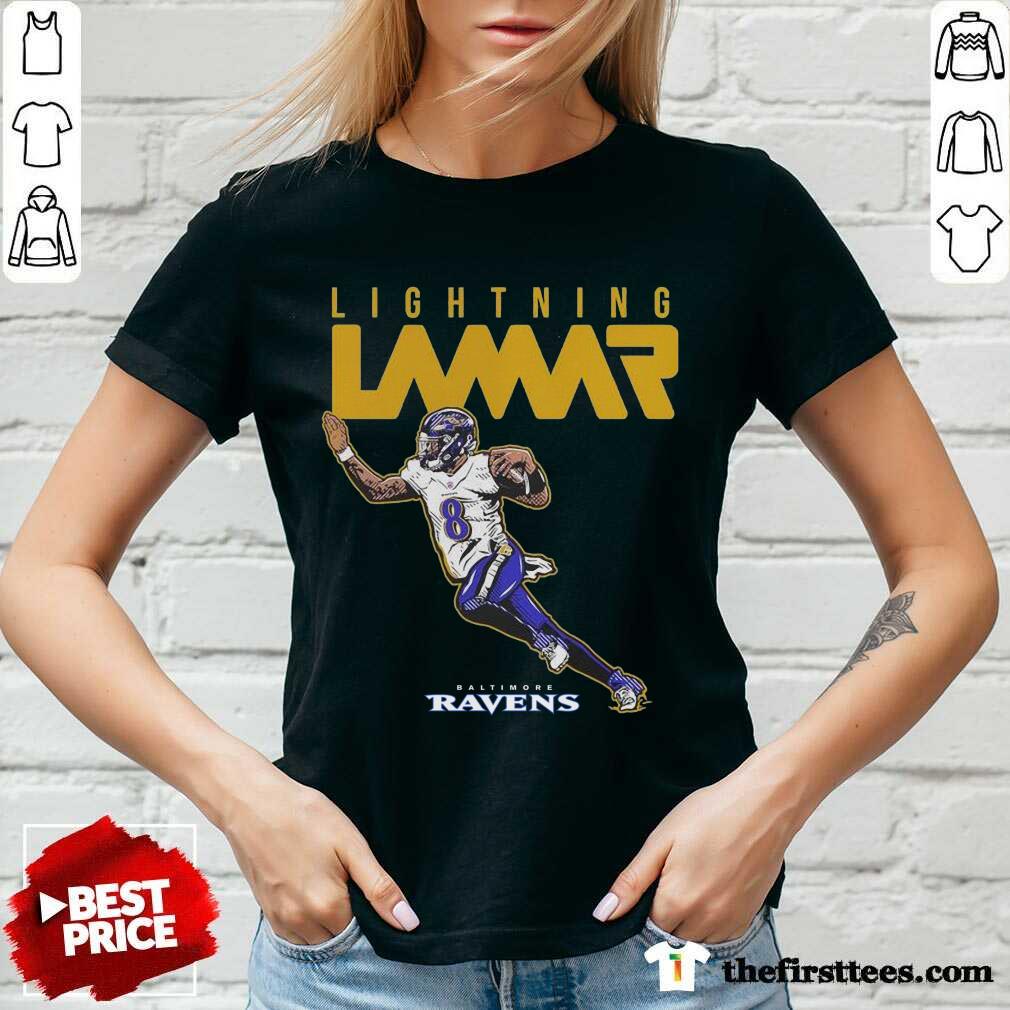 Pretty Lamar Jackson Baltimore Ravens Lightning Lamar Shirt