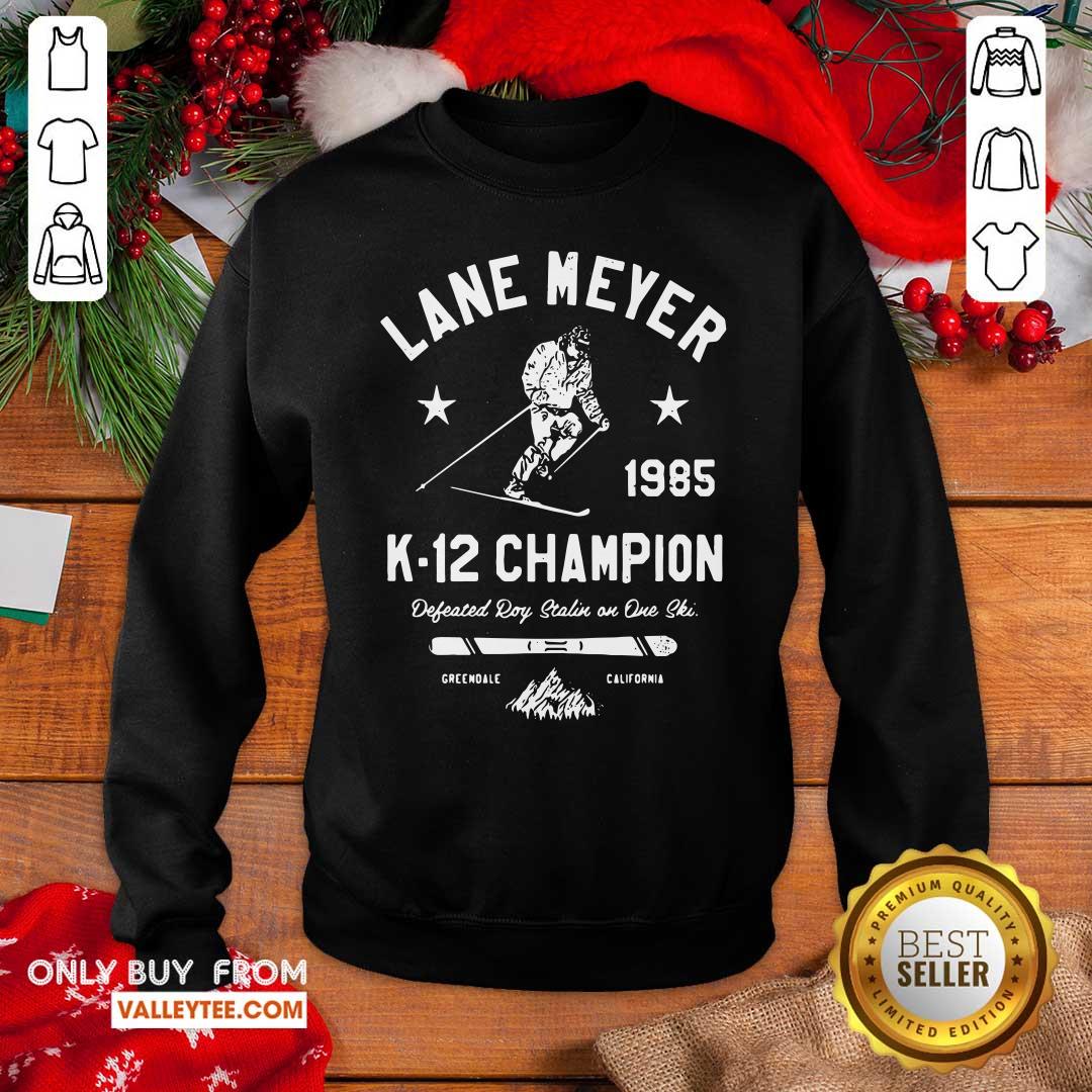 Pretty Lane Meyer 1985 K 12 Champion Shirt