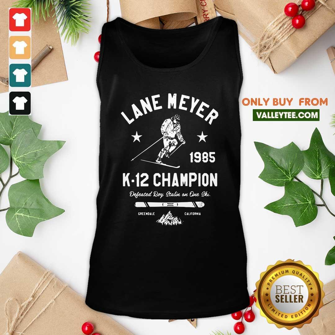 Pretty Lane Meyer 1985 K 12 Champion Shirt