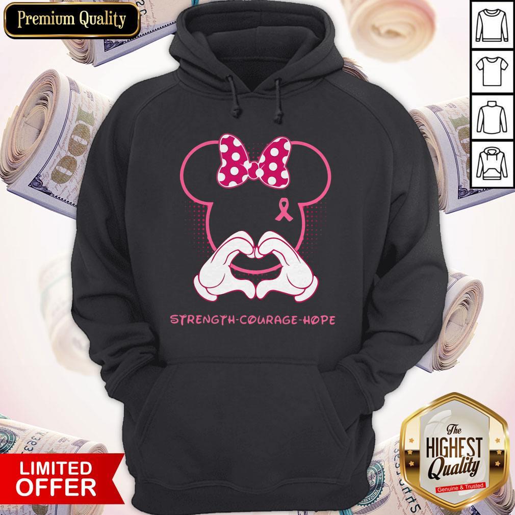 Pretty Minnie Mouse Strength Courage Hope Shirt