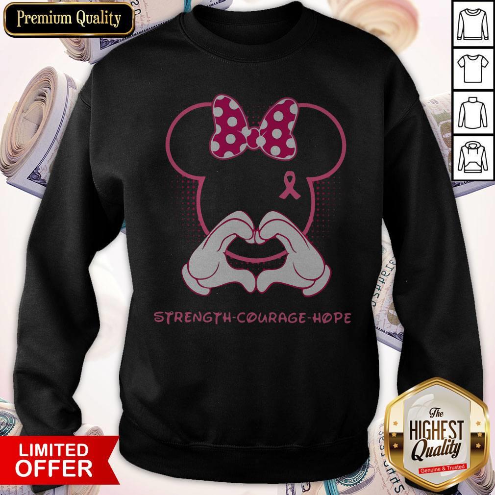 Pretty Minnie Mouse Strength Courage Hope Shirt