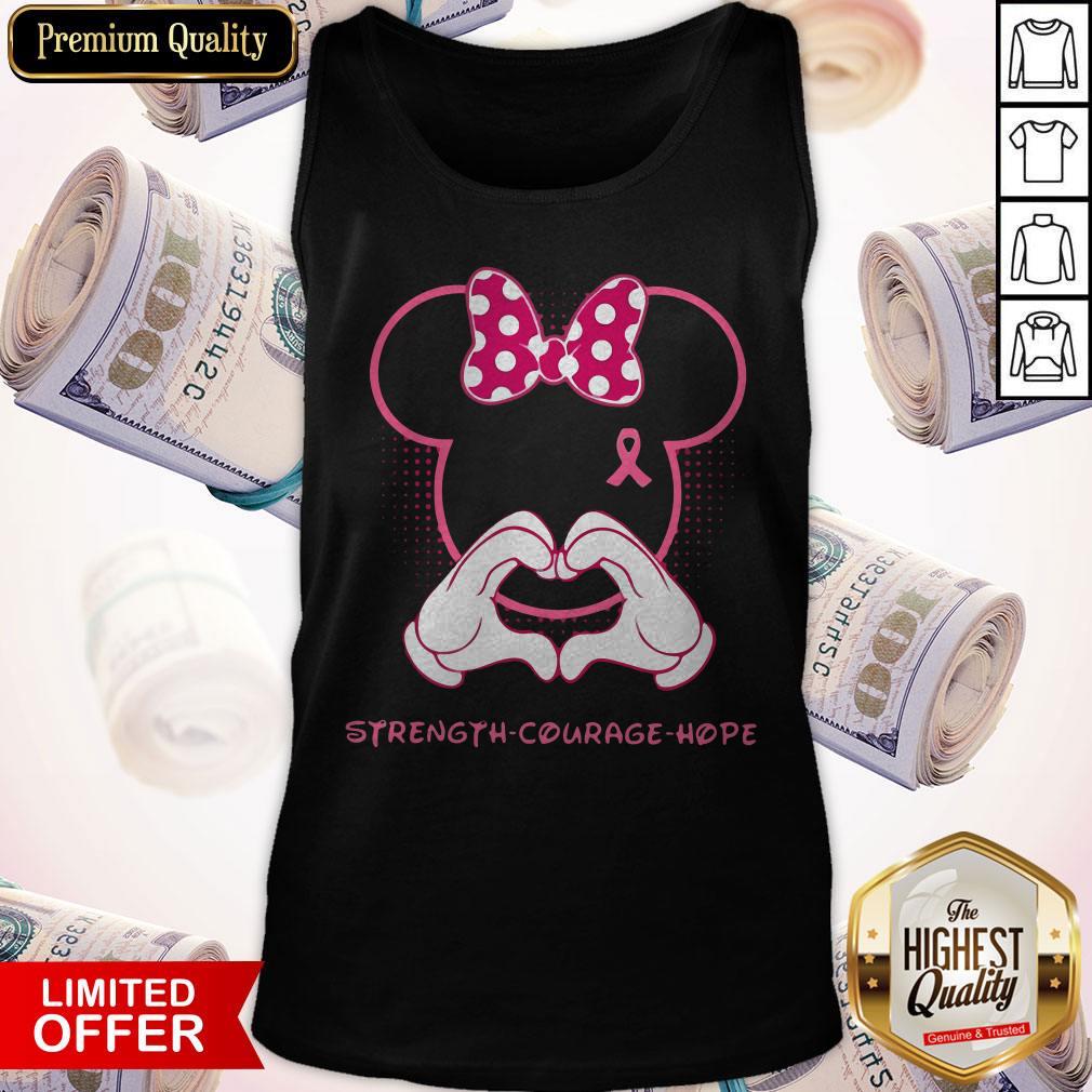 Pretty Minnie Mouse Strength Courage Hope Shirt