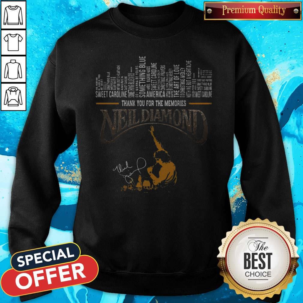 Pro Thank You For The Memories Neil Diamond Signature Shirt