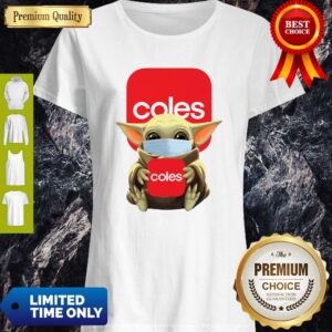 Official Baby Yoda Face Mask Hug Coles Shirt
