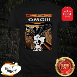 Snoopy And Charlie Brown The Scream Omg Van Gogh Shirt