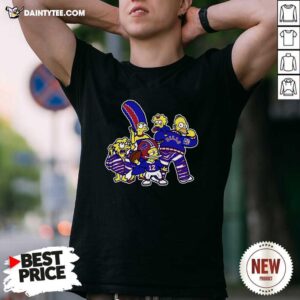 Awesome The Simpsons Buffalo Bills Football Shirt