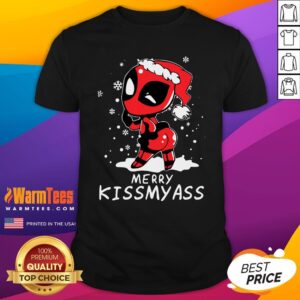 Premium Santa Deadpool Merry Kiss My Ass Christmas Shirt