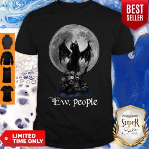 Mickey Bat And Black Cat Moon Skull Ew People shirt