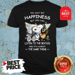 Snoopy You Can’t Buy Happiness But You Can Listen To Pink Floyd Shirt