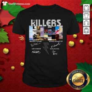 Hot The Killers Band Members Signatures Shirt