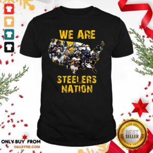 Great Pittsburgh Steelers We Are Steelers Nation American Map Shirt