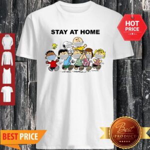Official Peanuts Mask Stay At Home Shirt