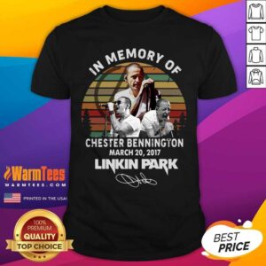 Good In Memory Of Chester Bennington March 20 2017 Linkin Park Signature Vintage Shirt