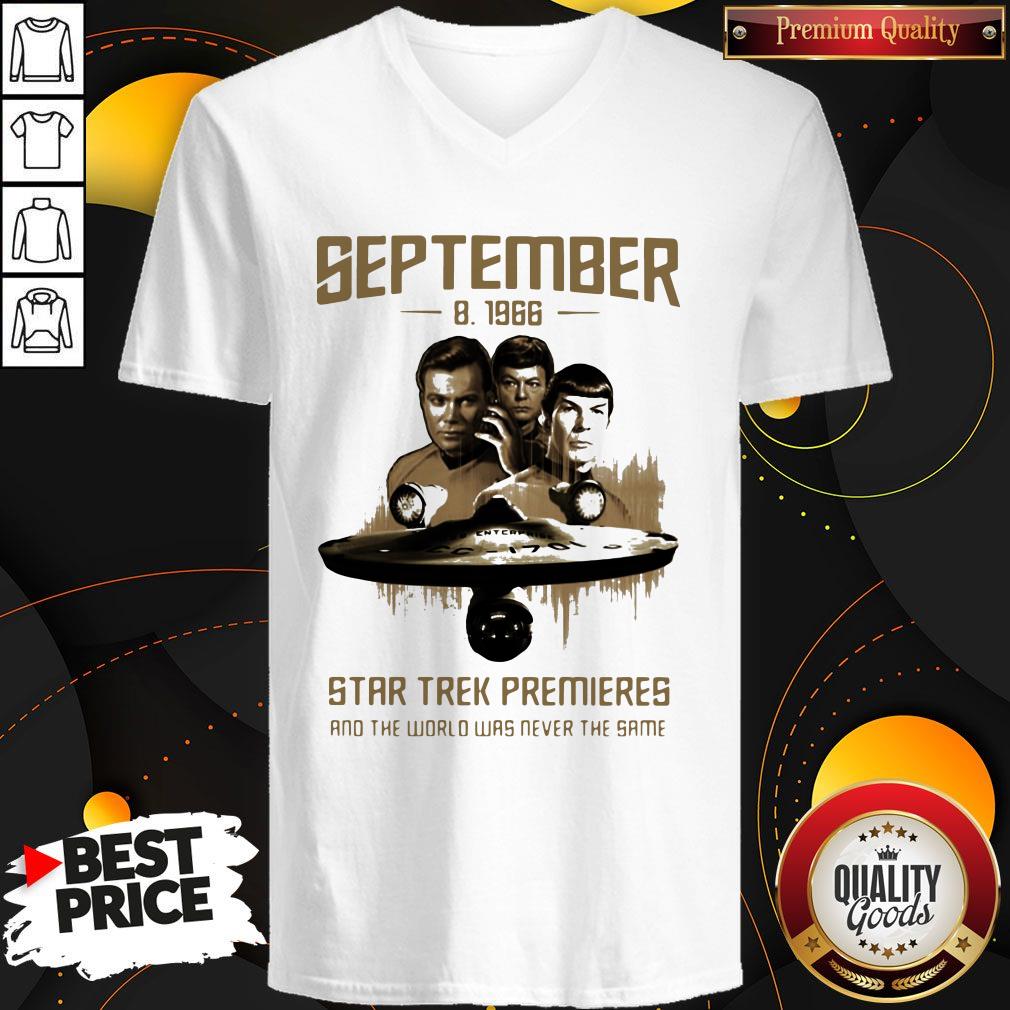 September 8 1966 Star Trek Premieres And The World Was Never The Same Shirt