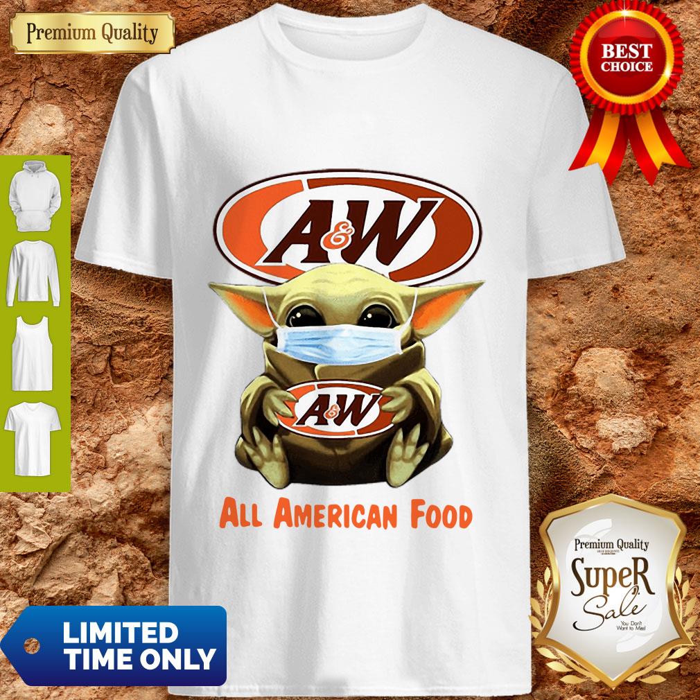 Baby Yoda Mask A&W Restaurants All American Food Coronavirus Shirt