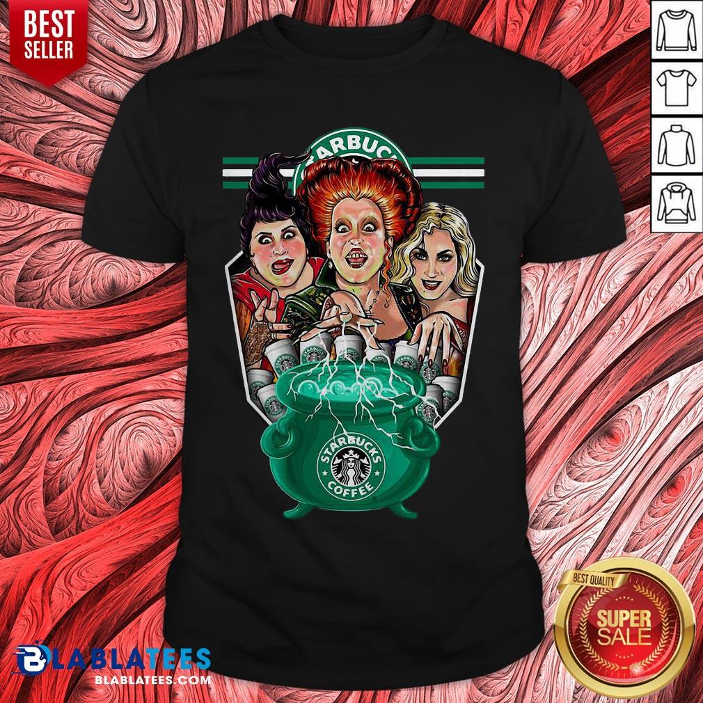 Nice Hocus Pocus Starbucks Coffee Halloween Shirt