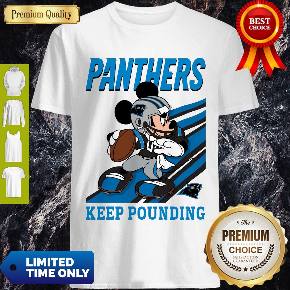 Mickey Mouse Carolina Panthers Keep Pounding Shirt