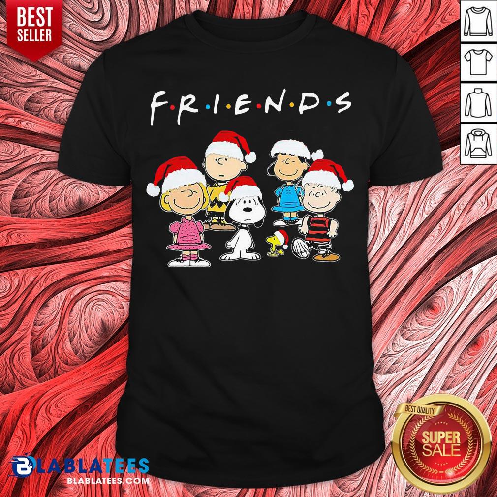 Cute Merry Christmas Friends The Peanuts Shirt