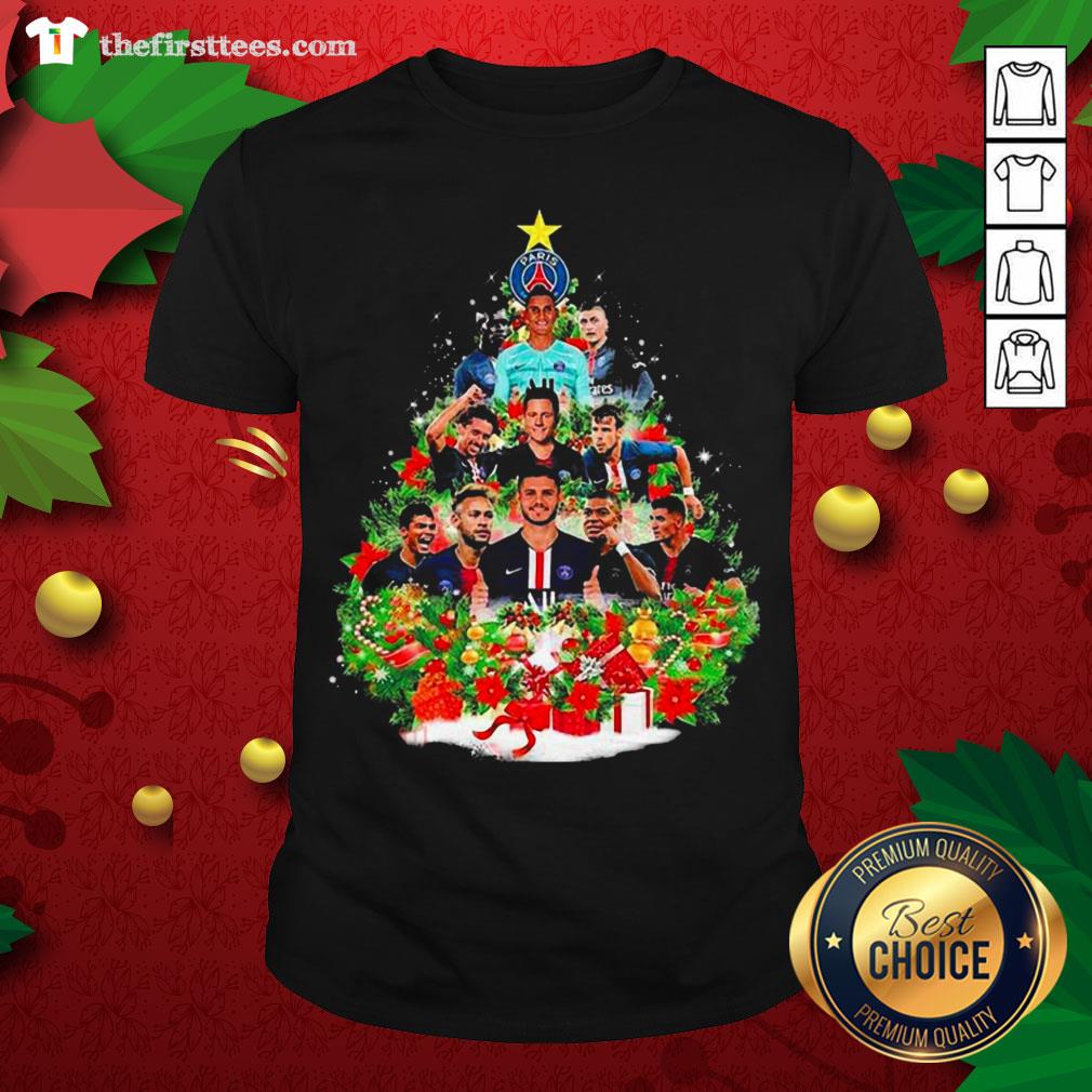 Nice Paris Saint Germain Football Club Christmas Tree Shirt