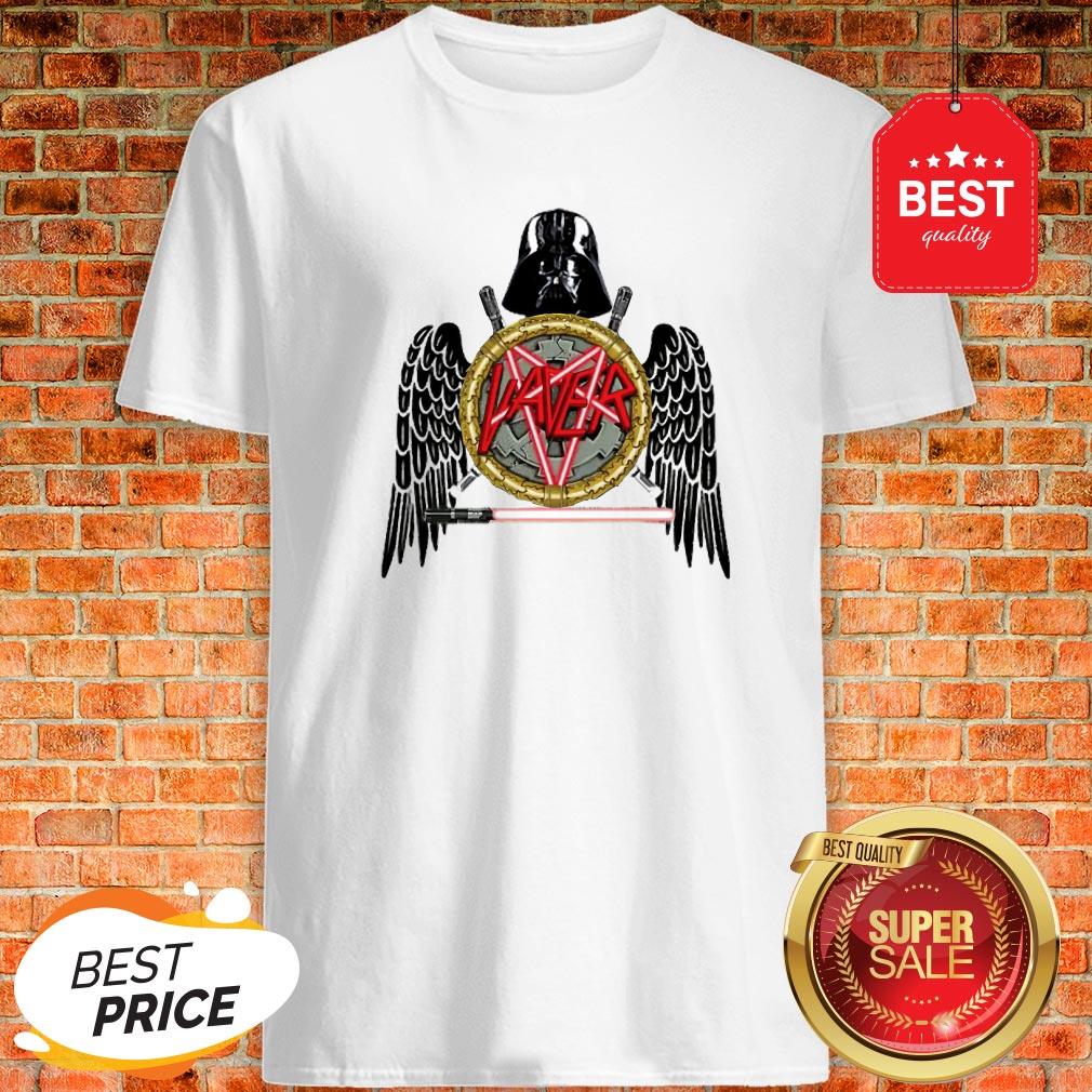 Official Slayer Logo Mashup Darth Vader Star Wars Shirt