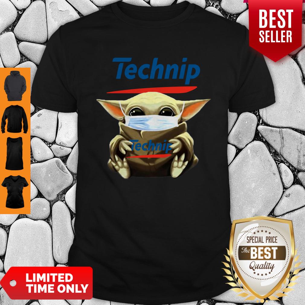 Official Baby Yoda Mask Hug TechnipFMC Coronavirus Shirt