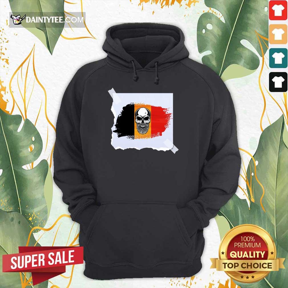 Skull Belgian Flag Shirt