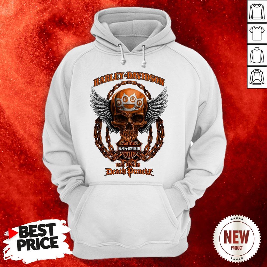 Skull Harley Davidson Motorcycles Five Finger Death Punch Shirt