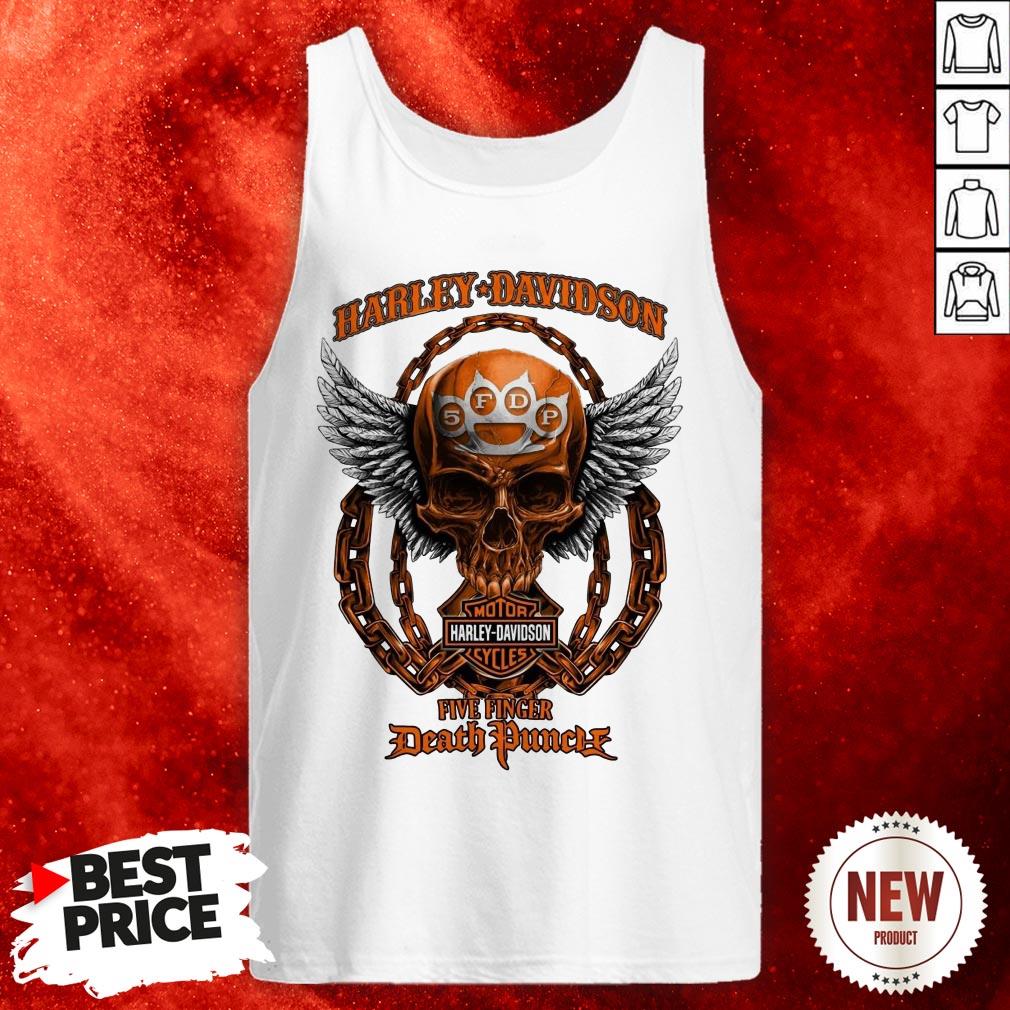 Skull Harley Davidson Motorcycles Five Finger Death Punch Shirt