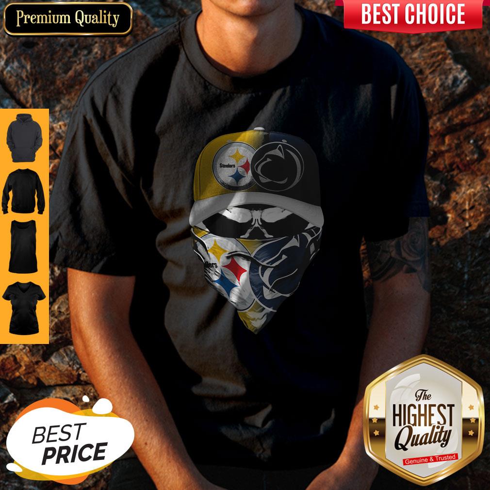 Skull Mask Player Pittsburgh Steelers Vs Penn State Nittany Lions Shirt