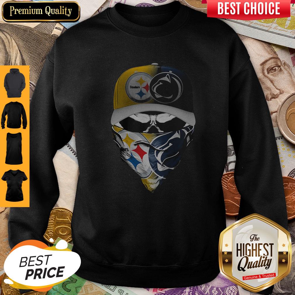 Skull Mask Player Pittsburgh Steelers Vs Penn State Nittany Lions Shirt