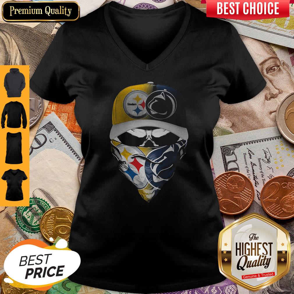 Skull Mask Player Pittsburgh Steelers Vs Penn State Nittany Lions Shirt