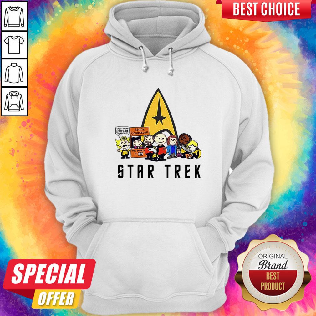 Snoopy And Friend Star Trek Ship's Counselor Shirt