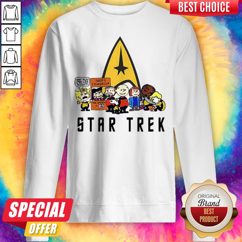 Snoopy And Friend Star Trek Ship's Counselor Shirt