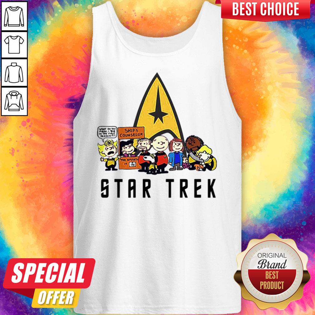 Snoopy And Friend Star Trek Ship's Counselor Shirt