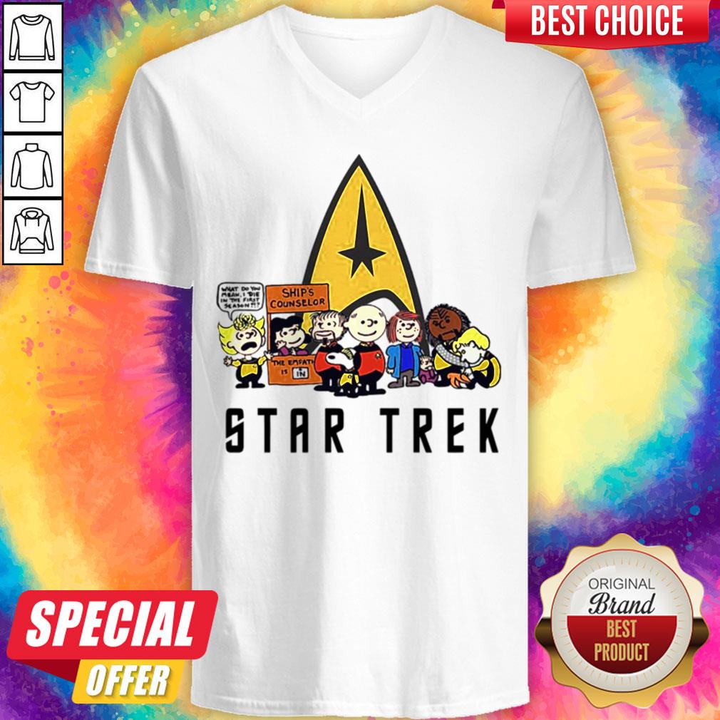 Snoopy And Friend Star Trek Ship's Counselor Shirt