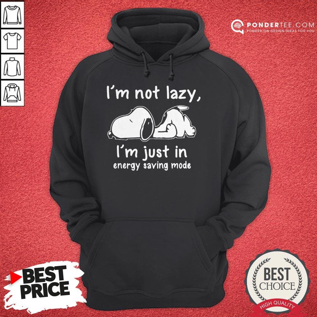 Snoopy I’m Not Lazy I’m Just In Energy Saving Mode Shirt