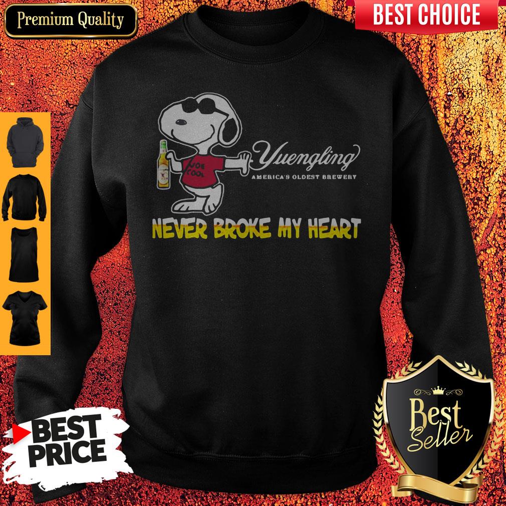 Snoopy Yuengling America’s Oldest Brewery Beer Never Broke My Heart Shirt