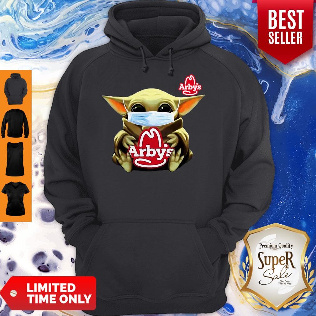 Star Wars Baby Yoda Face Mask Hug Arby’s COVID-19 Shirt