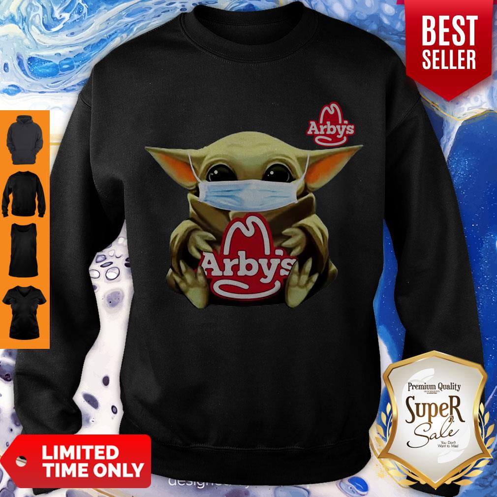 Star Wars Baby Yoda Face Mask Hug Arby’s COVID-19 Shirt