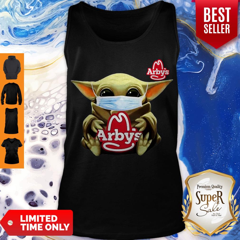 Star Wars Baby Yoda Face Mask Hug Arby’s COVID-19 Shirt
