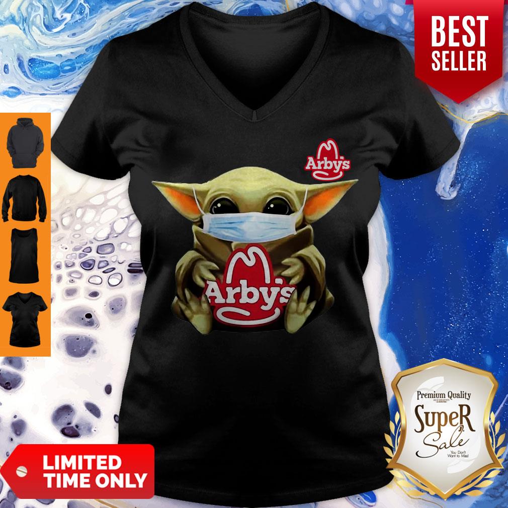 Star Wars Baby Yoda Face Mask Hug Arby’s COVID-19 Shirt