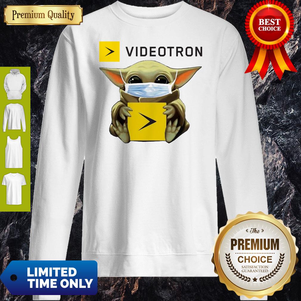 Star Wars Baby Yoda Hug Videotron Mask COVID-19 Shirt