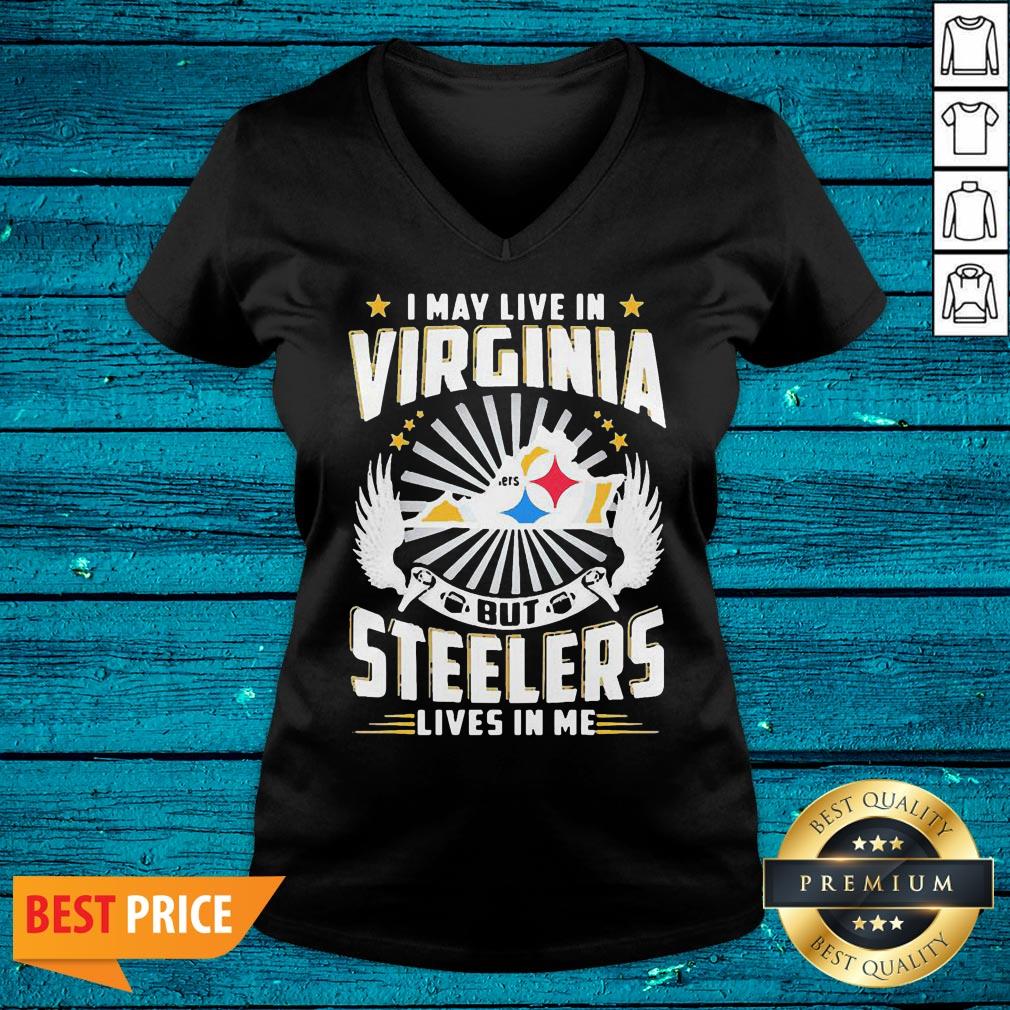 Super Buy I May Live In Tennessee But Steelers Lives In Me Shirt